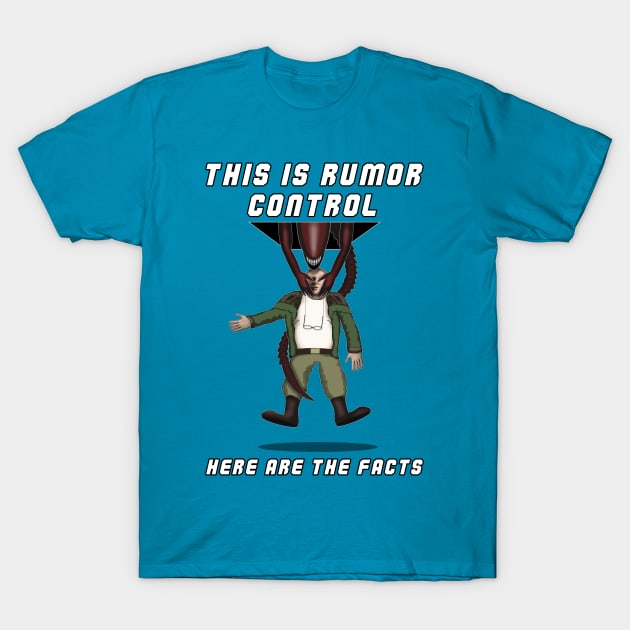 Alien 3: This is Rumor Control. Here are the facts! T-Shirt by SPACE ART & NATURE SHIRTS 